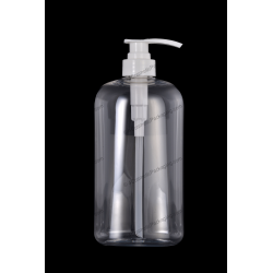 780ml 26oz Plastic PET Bottle 32/410 Neck with Lotion Pump for Cosmetics Packaging
