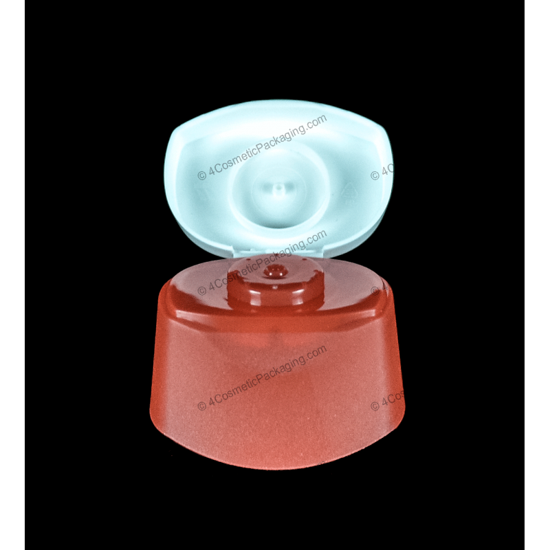 Matte BiInjection Flip Top Cap for Plastic Bottle Packaging