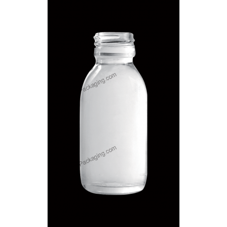 90ml Clear Glass Bottle for Syrup