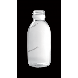 125ml Clear Glass Bottle for Syrup