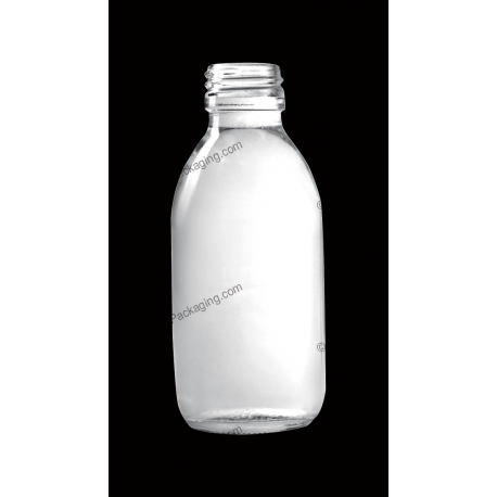 150ml Clear Glass Bottle for Syrup