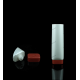 40mm (1 9/16”) Polygon Plastic Tube with Rectangle Cap