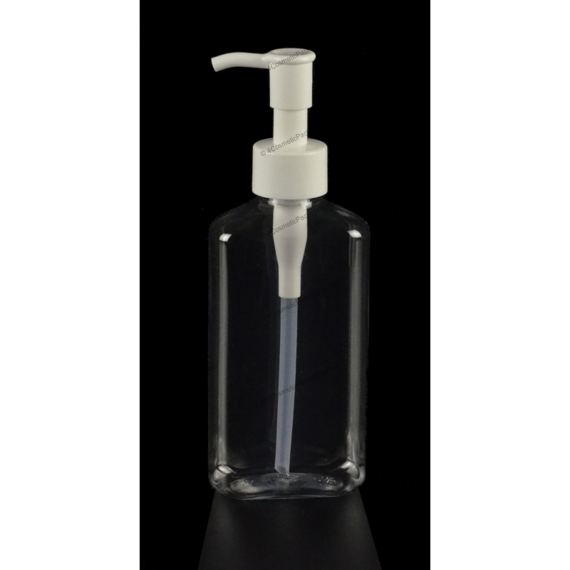 150ml Clear Plastic PET Bottle with Lotion Pump for Packaging