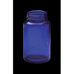 150ml Wide Mouth Cobalt Blue Glass Bottle