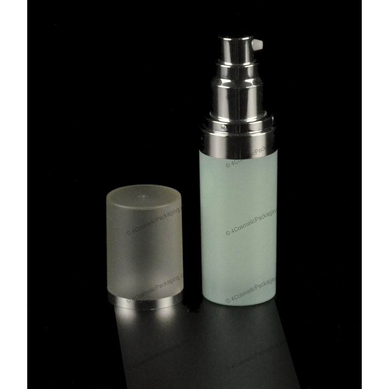 Download 30ml Acrylic Bottle with Lotion Pump for Cosmetic Packaging Yellowimages Mockups