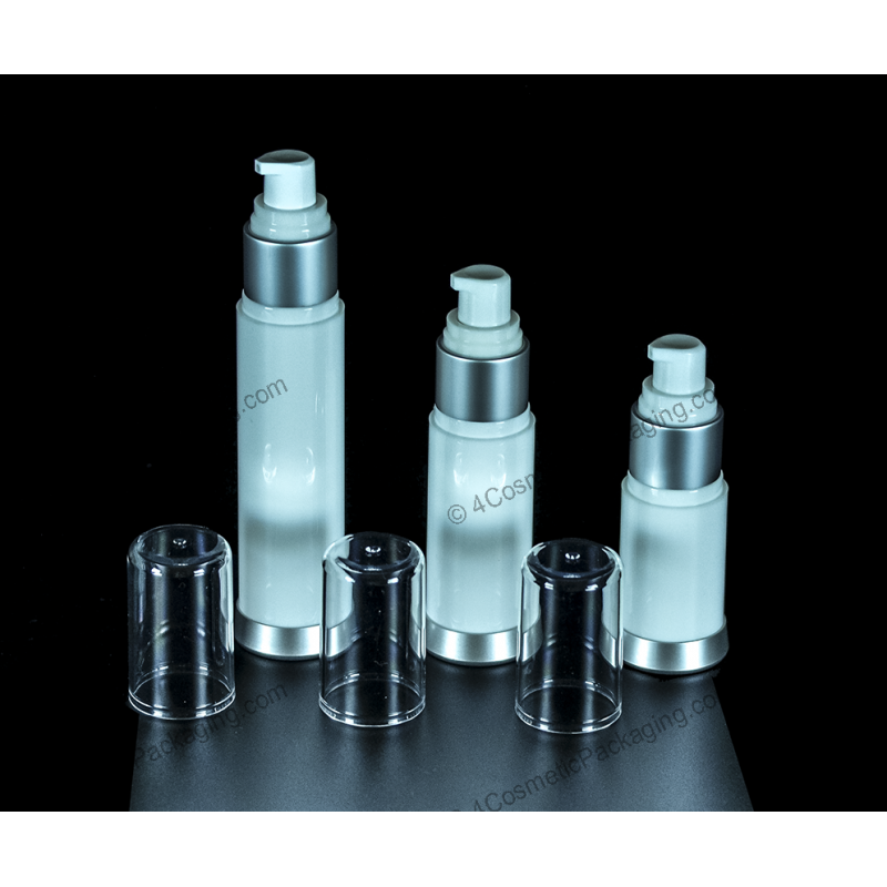 Download 15ml 30ml 50ml airless pump PP bottle for cosmetics packaging Yellowimages Mockups