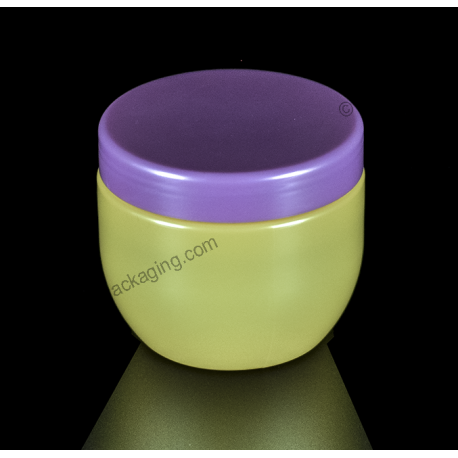 200ml Plastic PET Jar with Screw On Cap for Cosmetics Packaging