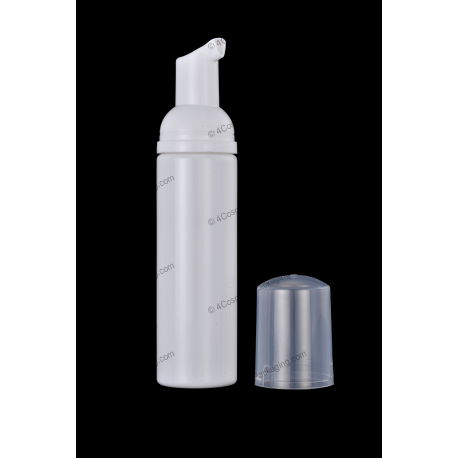 80ml Plastic PET Bottle with Foamer Pump for Cosmetics Packaging