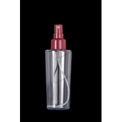 135ml Plastic PET Bottle 24/410 Neck with Fine Mist Sprayer for Cosmetics Packaging