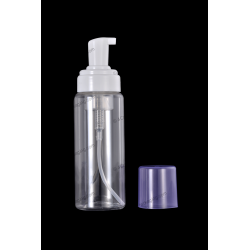250ml Plastic PET Bottle 43/410 with Foam Pump for Cosmetics Packaging