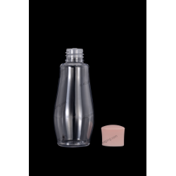 80ml Plastic PET Bottle 20/410 Neck with Screw On Cap for Cosmetics Packaging