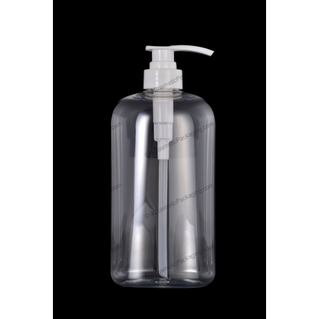 780ml 26oz Plastic PET Bottle 32/410 Neck with Lotion Pump for Cosmetics Packaging