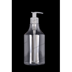 220ml Plastic PET Bottle 24/410 Neck with Lotion Pump for Cosmetics Packaging