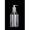 220ml Plastic PET Bottle 24/410 Neck with Lotion Pump for Cosmetics Packaging