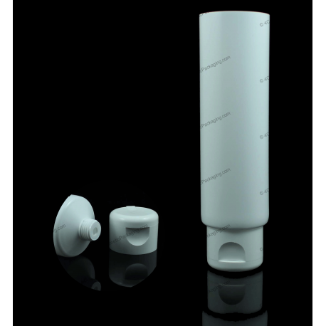 40mm (1 9/16") Plastic Round Tube with Flip Top Cap