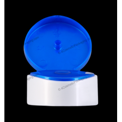 50mm Bi-Colored Flip Top Cap for Tube