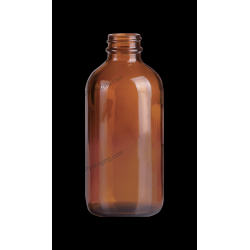 8oz Amber Glass Bottle