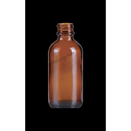 2oz Amber Glass Bottle