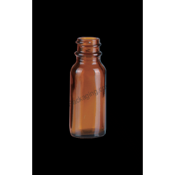 1/2oz Amber Glass Bottle