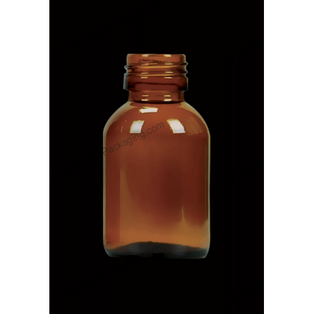 60ml Syrups Amber Glass Bottle