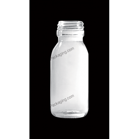 60ml Clear Glass Bottle for Syrup