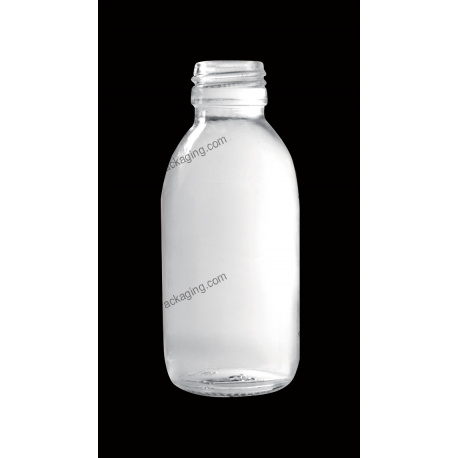 125ml Clear Glass Bottle for Syrup