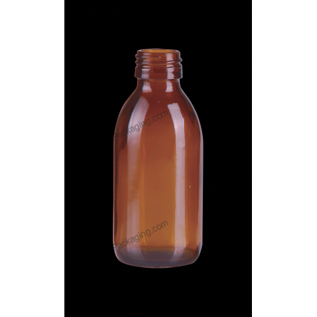 125ml Syrup Amber Glass Bottle