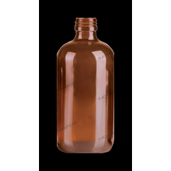 120ml Boston Round Amber Glass Bottle for Syrup