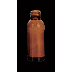 Amber 100ml Glass Syrups Bottle