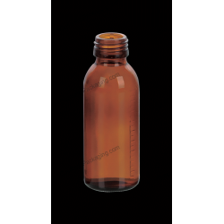 100ml Amber Glass Syrups Bottle