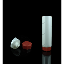 40mm (1 9/16â€) Polygon Plastic Tube with Octagon Cap