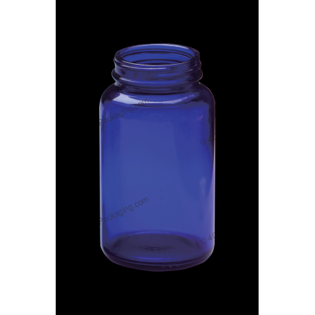 150ml Wide Mouth Cobalt Blue Glass Bottle