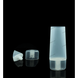 35mm (1 3/8â€) Plastic Oval Tube with Flat Oval Cap
