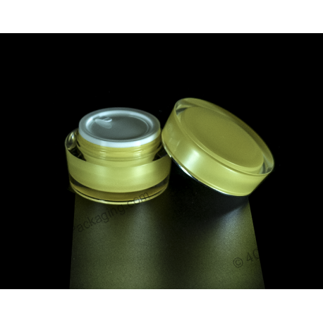 15g 30g 50g Slanted Acrylic Jar for Cosmetics Cream Packaging