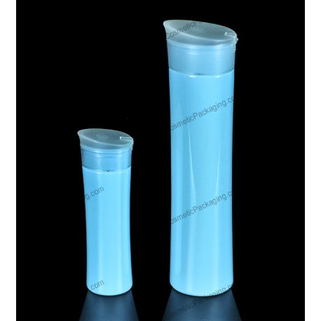 150ml 300ml 500ml PET Bottle with Flip Cap for Cosmetics Packaging