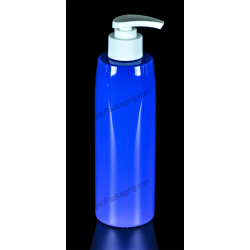 350ml Plastic PET Bottle Container with Lotion Pump for Cosmetic Packaging