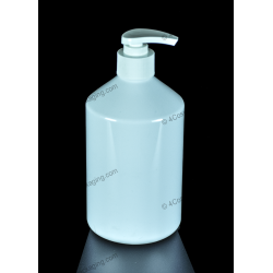 650ml Plastic PET Bottle with Lotion Pump for Cosmetics Shampoo Conditioner Lotion Packaging