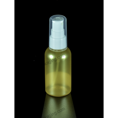 55ml Plastic PET Bottle with Fine Mist Sprayer for Cosmetics Packaging