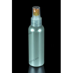 120ml 4oz Plastic PET Boston Round Bottle with Fine Mist Sprayer for Cosmetics Packaging