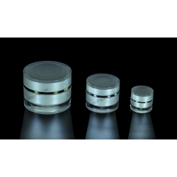 15g 30g 50g Cylinder Plastic Acrylic Jar for Cream Cosmetics Packaging