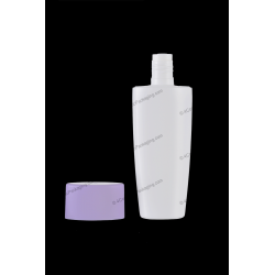 100ml Plastic HDPE Flat Bottle for Cosmetics Packaging