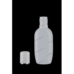 30ml 1oz Plastic HDPE Bottle with Screw On Cap for Cosmetics Packaging