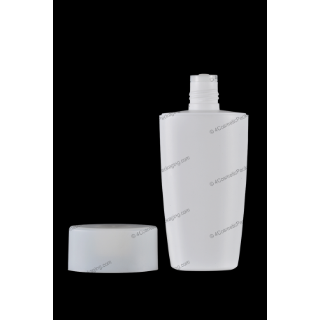 75ml 100ml 200ml Plastic HDPE Bottle with Orifice Reducer for Cosmetics Packaging