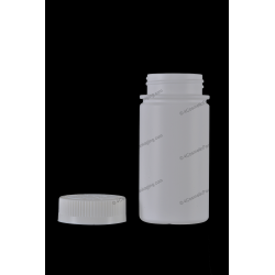 180ml 6oz Plastic HDPE Bottle with Ribbed Screw On Cap