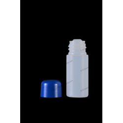 15ml Plastic HDPE Bottle with Orifice Reducer and Screw On Cap for Cosmetics Packaging