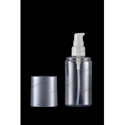 100ml Plastic PET Bottle 20/410 Neck Finish with Fine Mist Sprayer and Overcap for Cosmetics Packaging