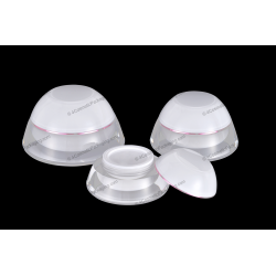 Domed Shaped Acrylic Jar 15g 30g 50g for Cosmetics Cream Packaging