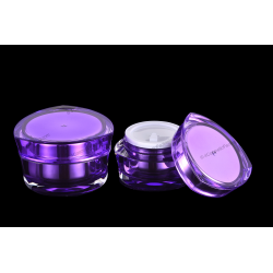 30g 50g Triangle Acrylic Jar for Cosmetics Cream Packaging