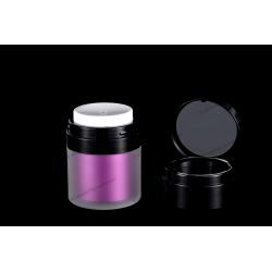 30g Round Airless Acrylic Jar for Cosmetics Cream Packaging