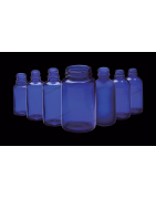 Cobalt Blue Glass Bottle